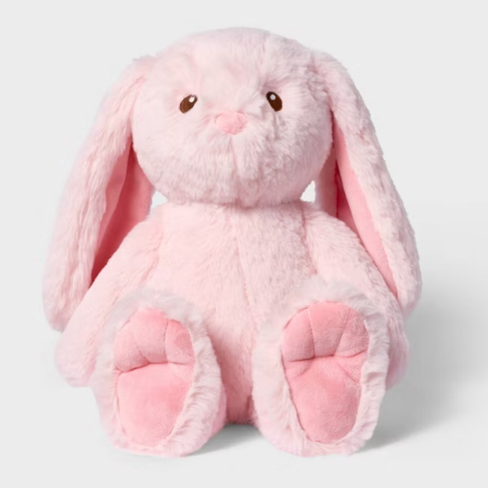 11'' Pink Bunny Stuffed Animal - Gigglescape